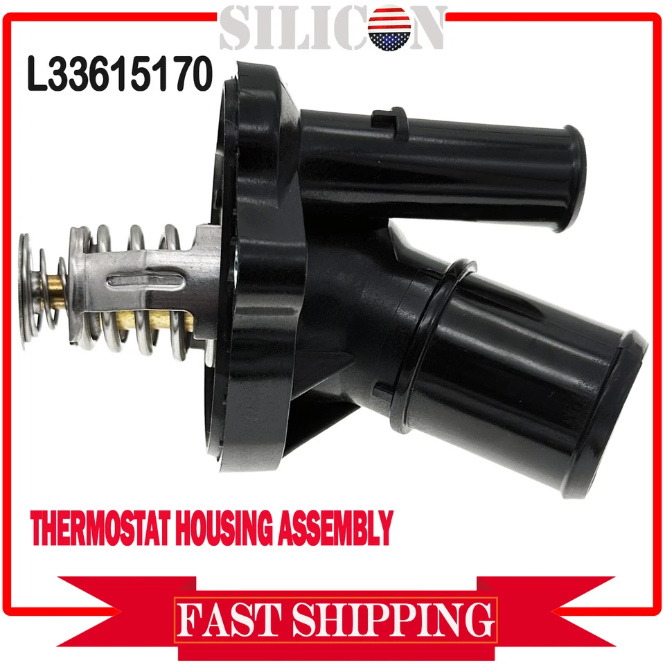 Conjunto de carcasa de termostato para Ford Ranger Mazda Tribute 2007 2008-2011 2,3 L Foto 3 de 4