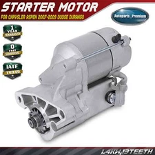 Starter for Chrysler Aspen 2007-2009 Dodge Durango 2006-2009 V8 4.7L V8 5.7L 13T