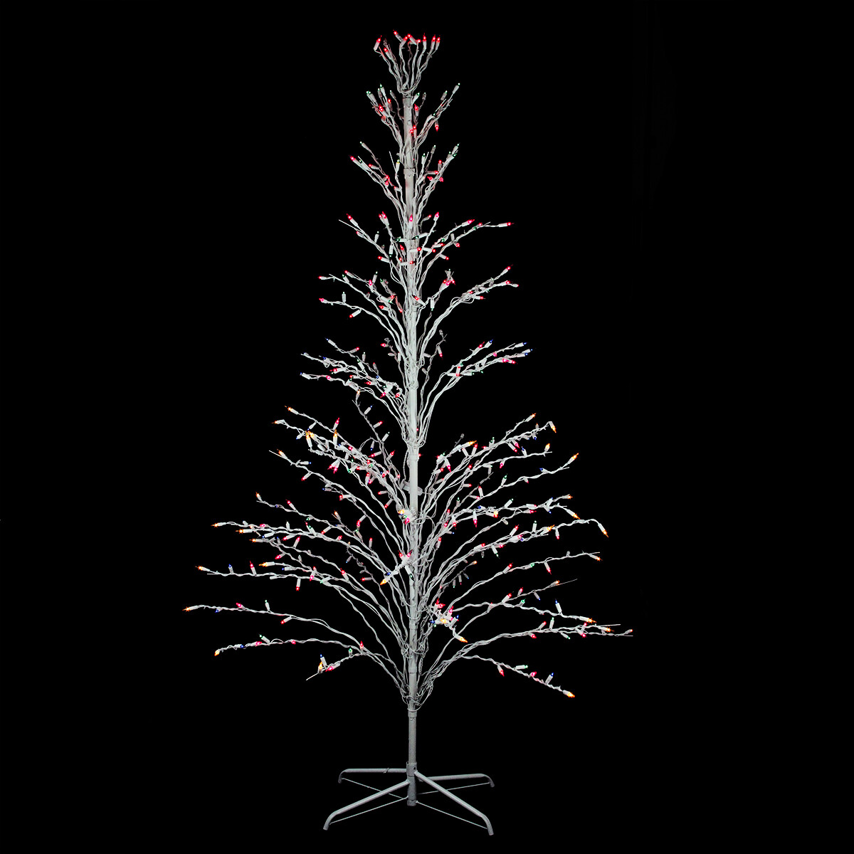 Northlight White Lighted Christmas Cascade Twig Tree Outdoor Yard Art Decoration For Sale Online Ebay