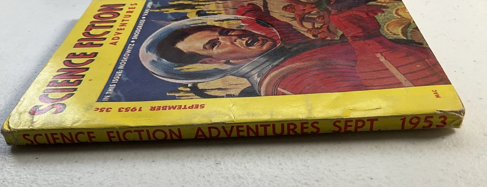 Science Fiction Adventures Magazine Robert Sheckley Vol 1 No 6 September 1953 Foto 2 de 3