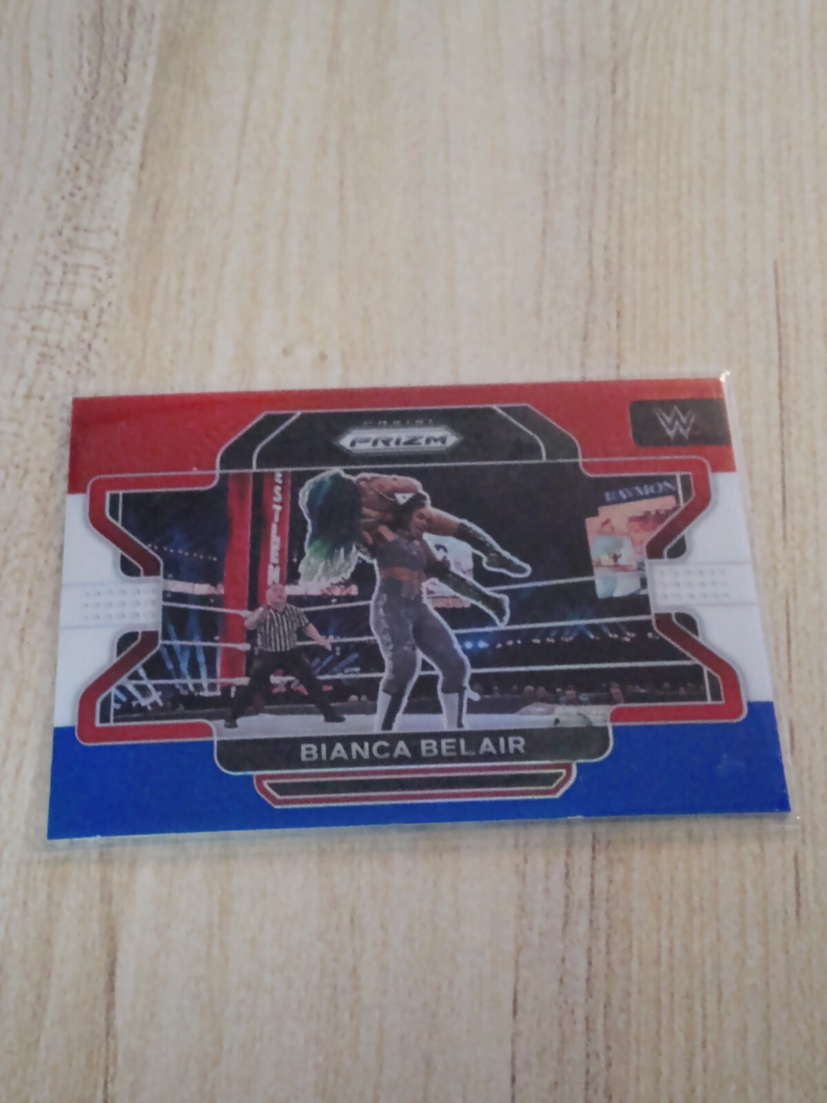 2022 WWE Prizm Red White & Blue #9 Bianca Belair