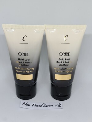2x Oribe Gold Lust Repaire & Restore Conditioner 50ml