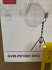 GVM 150W LED Video Light 2700K~7500K Video Light Photography Studio Light Kit