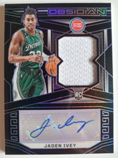 2022-23 Jaden Ivey Obsidian Auto Patch RC TRUE RPA #73/75 MORE GREAT CARDS LOOK!