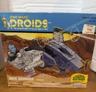 Vintage 1985 Star Wars Droids Side Gunner Vehicle Unused Contents Tape Pop *131