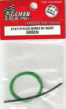 Gofer Racing 1/25 Plug Wires W/ Boot Green 16119