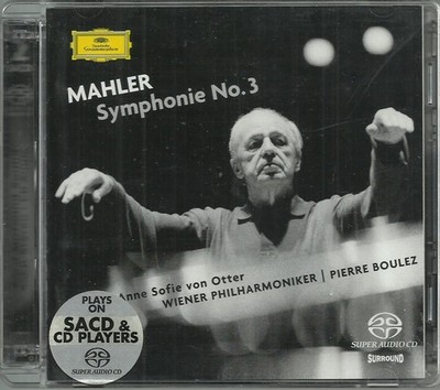 2 SACD neu: Mahler Sinfonie 3 d-moll, Anne Sofie von Otter WP Pierre Boulez