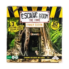 Identity Party Game Escape Room - The Game (Family Ed) Box VG/NM