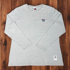 Vintage Tommy Hilfiger Athletics Long Sleeve Shirt   90s Made in USA   Size L