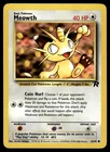 Pokemon TCG Team Rocket #62/82 Meowth