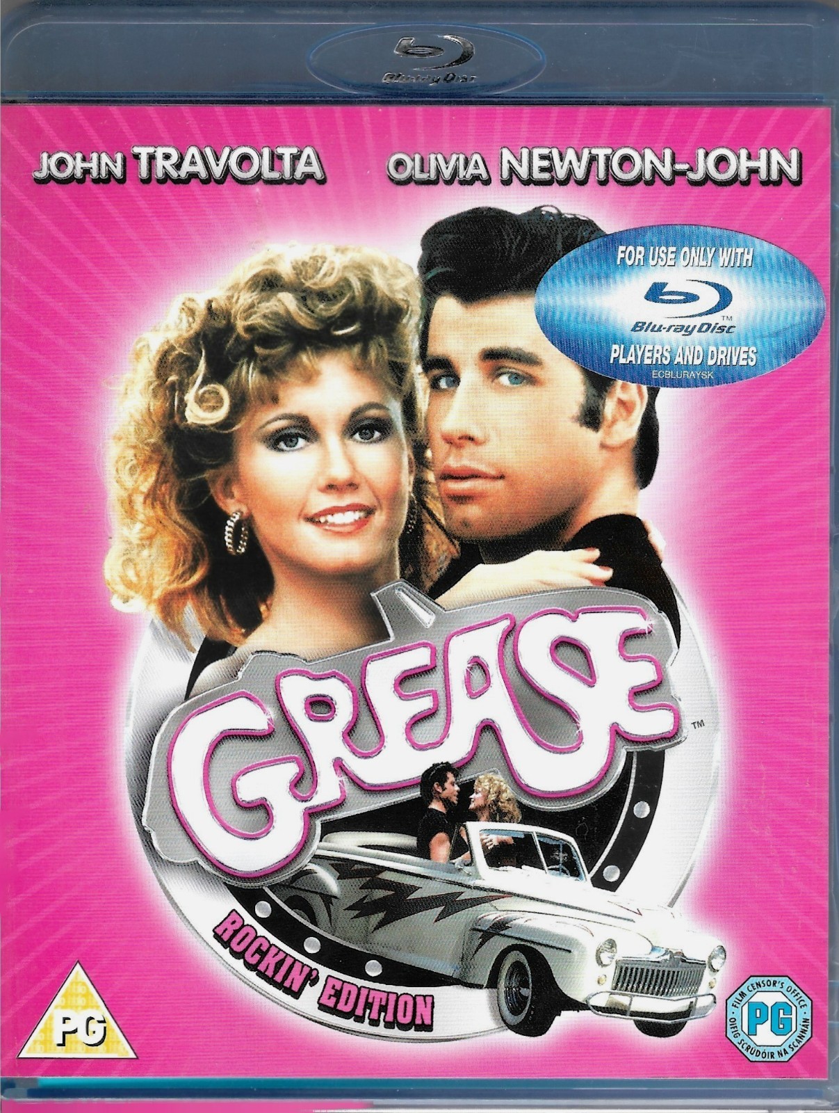 Grease Blu Ray John Travolta Olivia Newton-John musical
