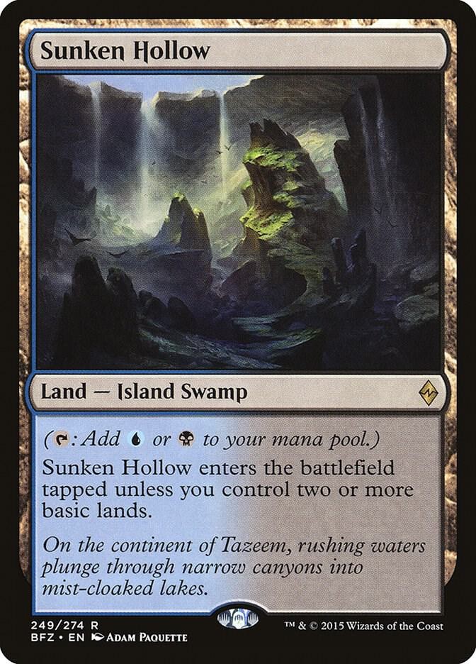Sunken Hollow Battle for Zendikar NM/M
