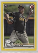 2020 Bowman Yellow 21/75 Adrian Morejon #65 0q3