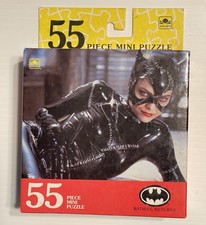 1992 Batman Returns Cat Woman Mini 55 Pieces Puzzle Sealed