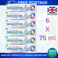 Sensodyne Sensitivity & Gum Mint- Daily Dual Action Toothpaste - 6 X 75 ml