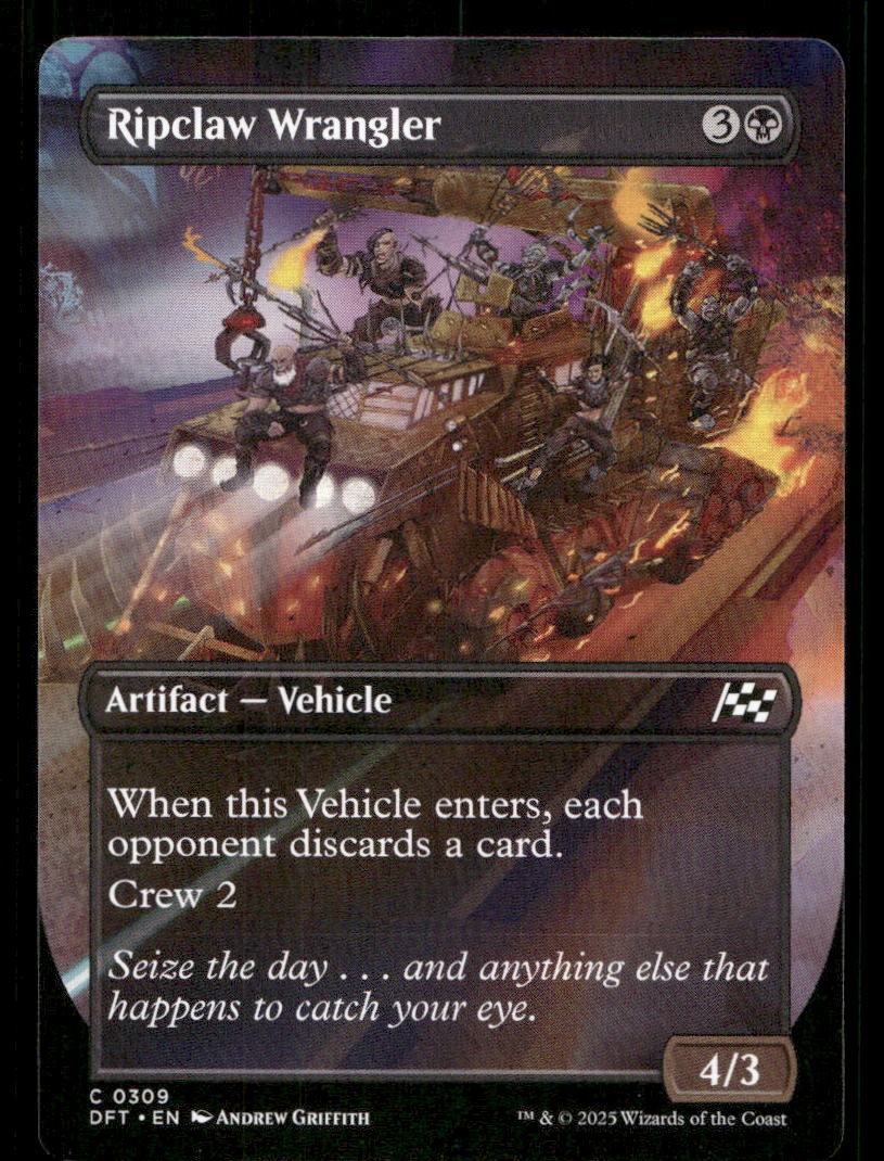 Ripclaw Wrangler (Borderless) 309 Aetherdrift NM/M MTG