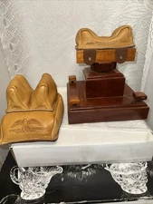 Protektor Leather Owl Rabbit Ear Shooting Rest Bag Made in USA Set Of 2