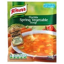 9 X KNORR SOUP FLORIDA SPRING VEG. 48g (9 PACK BUNDLE)