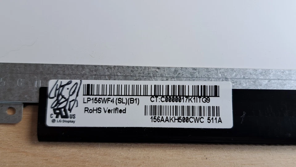 D8 LG Display LP156WF4 (SL) (B1) Matt 40 pin 15,6 Zoll - Bild 2 von 3