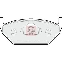 Apec BremsbeläGe Vorne FüR Seat Toledo IV KG3 2012-2019 (R90)