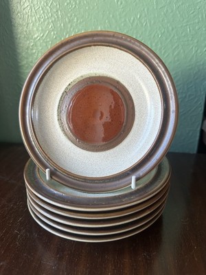 Denby Töpferscheibe 6er Set Beilagen Teeteller 6,5 Zoll