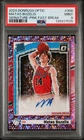 Matas Buzelis 2024-25 Donruss Optic Rookie Auto Fast Break Pink #/25 PSA 9 #306