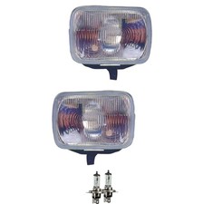 Halogen Scheinwerfer Set H4 für Renault Rapid Kasten inklusive Lampen