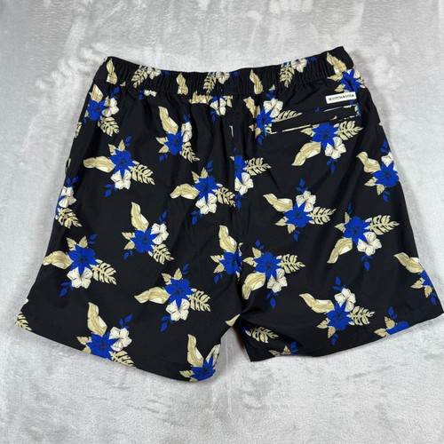 Scotch&Soda Swim Trunks Medium Midnight Garden 4-Way Stretch UPF 50+ NEW $78 - Picture 9 of 14