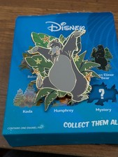 Disney Monogram BoxLunch Disney Bears Blind Box Baloo The Jungle Book Pin Leaves
