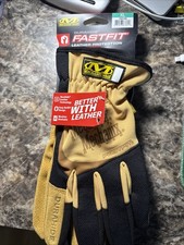 Mechanix Wear LFF-75 Durahide FastFit Leather Work Gloves, Brown XL