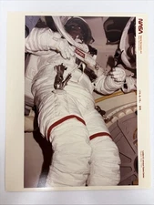 NASA STS 5 Lenoir in Shuttle Columbia Airlock Red Numbered Press Photo Color