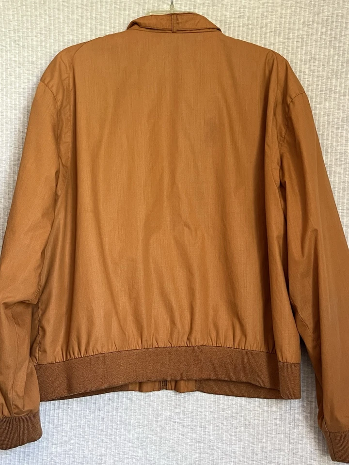 Trader Bay bomber Jacket Mens XL Windbreaker Pockets Full Zip Vintage - Image 4 of 4