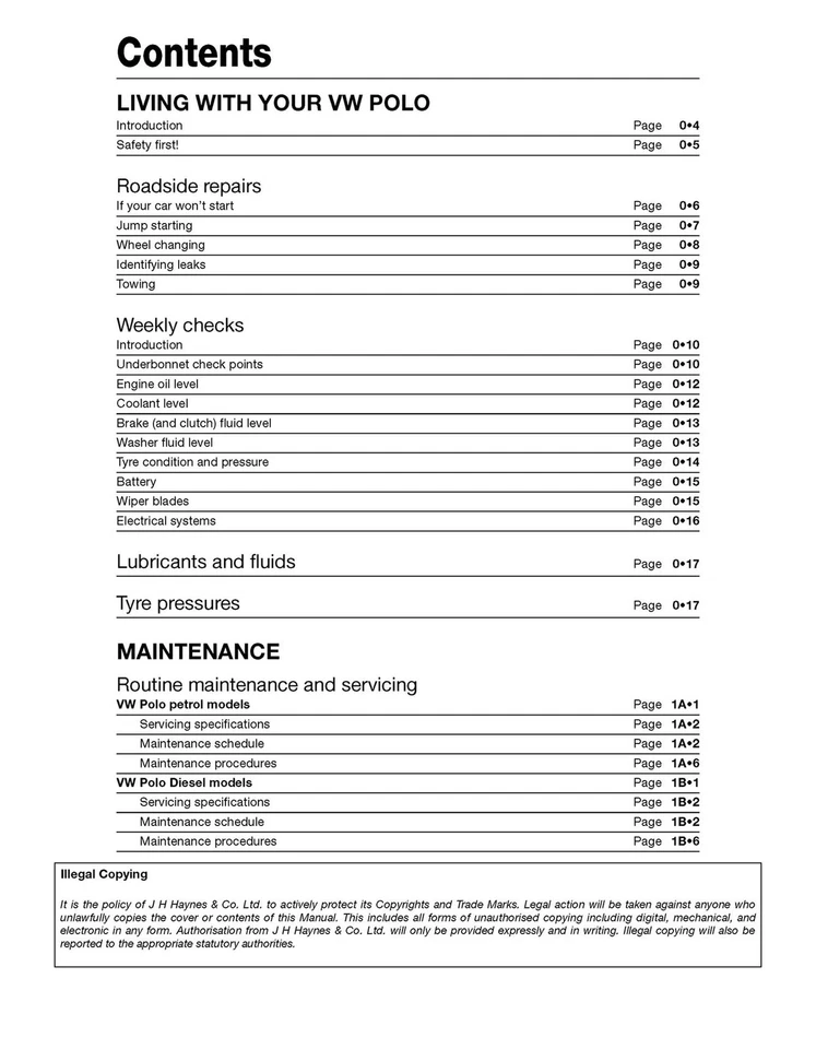 Volkswagen Polo Petrol & Diesel (2002-Sept 2009) Haynes Repair Manual - Image 3 of 4