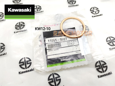 ちです Kawasaki ZX-14R KX250 KLX230 KLX300 Exhaust Pipe Gasket NOS 11061