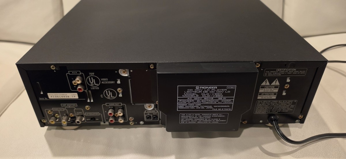 LECTEUR DE DISQUE laser Pioneer CLD-800 PAL LD CDV CDV EUR 249,00