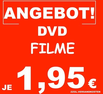 DVD FILM (SAMMLUNG  BUNDLE) ZUM SELBER AUSSUCHEN EINMAL PORTO
