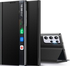 for Samsung Galaxy S21 Ultra 5G Case Clear View Slim for Samsung S21 Ultra 5g...