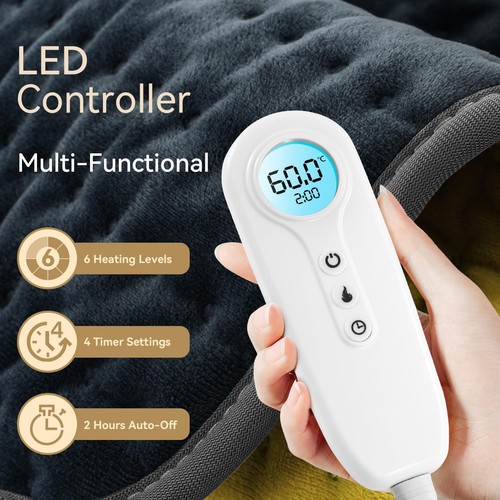 Heating Pad for Back/Shoulder Pain Relief,XXL Electric Heating Pads for Cramp... - Picture 5 of 9