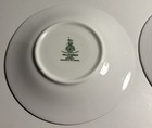 Pair 2 Royal Boulton England Fine Bone China Valley Green H 5015 Saucers Nice — photo 5