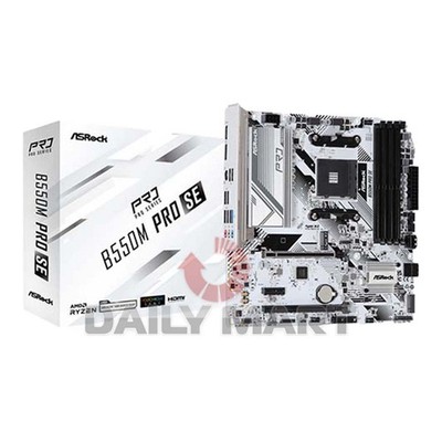 New In Box ASROCK B550M PRO SE Motherboard AM4