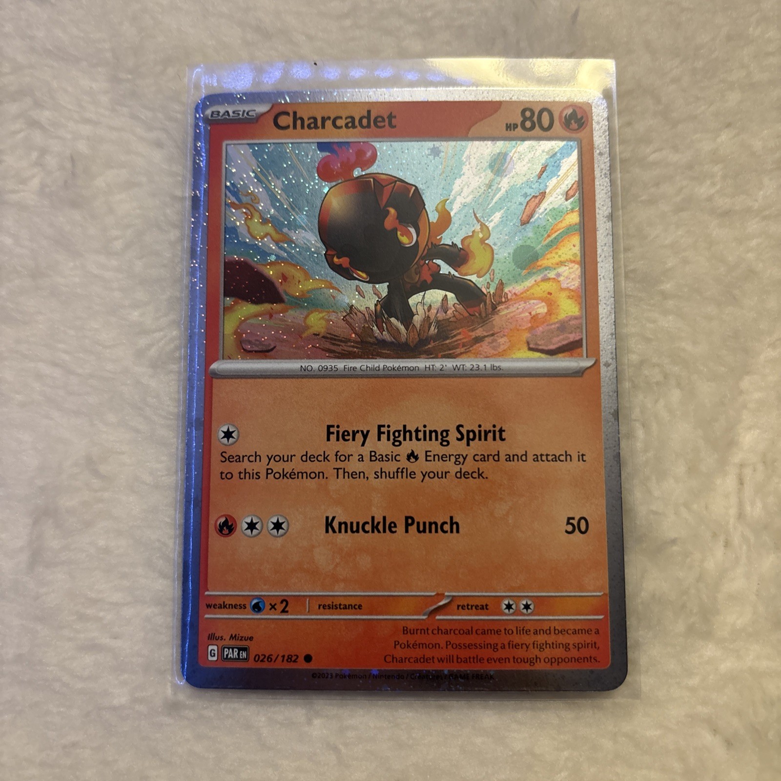 1 POKEMON CARD TCG/CHARCADET/026/182/COSMOS HOLO/COMMON/2023 ** COLLECTIBLE **