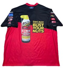 2024 BLASTER NUT BUSTER Michael McDowell Front Row Nascar Pit Crew Shirt 4XL