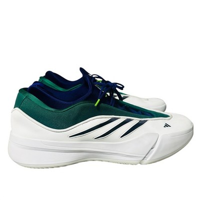 Adidas Dame 9 Basketball Shoes Men's 20 Milwaukee Bucks White Green IG6603 NWOB
