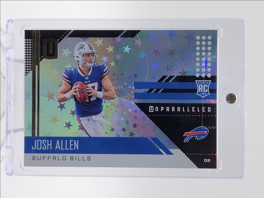 JOSH ALLEN 2018 UNPARALLELED ROOKIE FOOTBALL ASTRAL BILLS RC /200 Q5966
