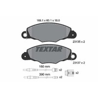 Textar BremsbeläGe Bremsbelegsatz Vorne FüR CitroëN Xantia Break XM