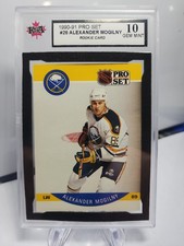 1990 ProSet #26 - Alexander Mogilny ROOKIE CARD - KSA Graded 10 GEM MINT. rookie card picture