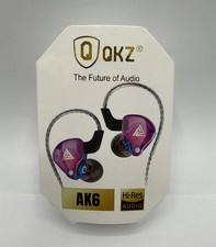 QKZ AK6 In-Ear Earphones 6 Dynamic Drivers HIFI Stereo Headset w/ Mic Colorful