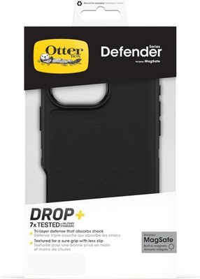 OtterBox Defender Series MagSafe Hülle für das iPhone 16 Pro Max. Schwarz. NEU