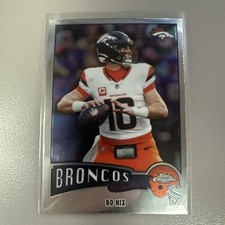 2025 Topps Chrome Bo Nix 1975-11 Insert Throwback Denver Broncos Insert