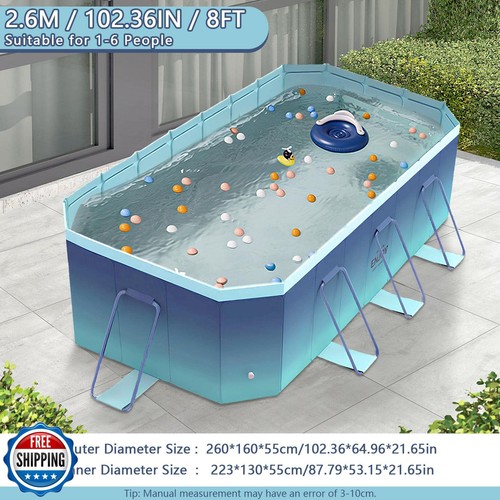 Beuway Faltpool nicht aufblasbarer Pool, stabil und sicher für Kinder und - Bild 2 von 5